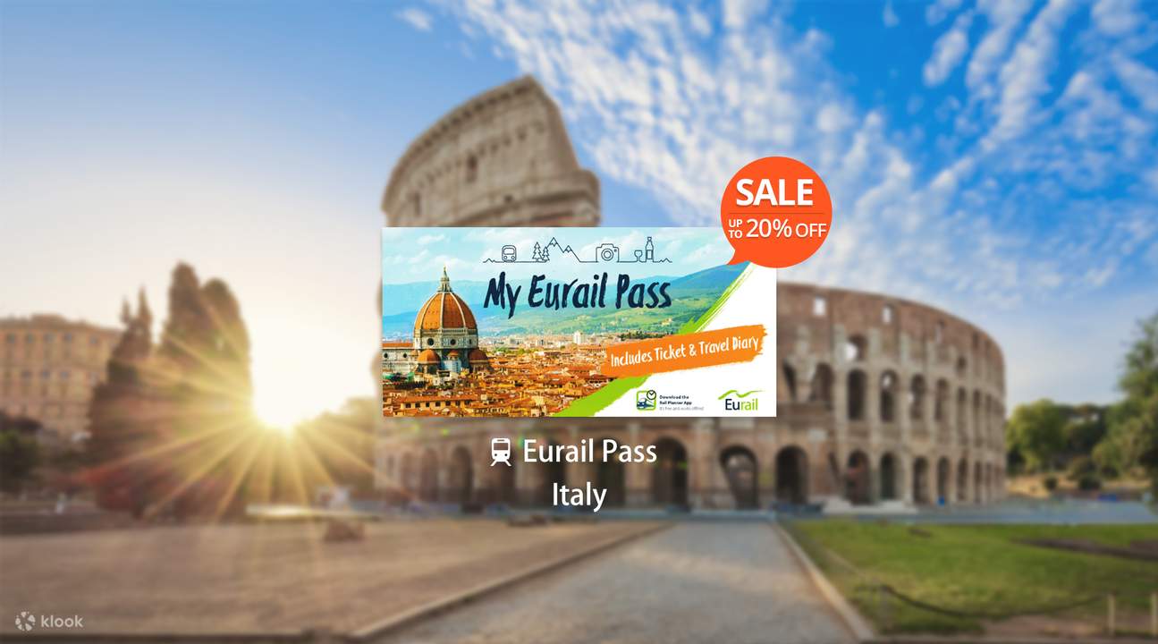 Travel around Italy by Train with Eurail Pass for Flexible 3 to 8 Days